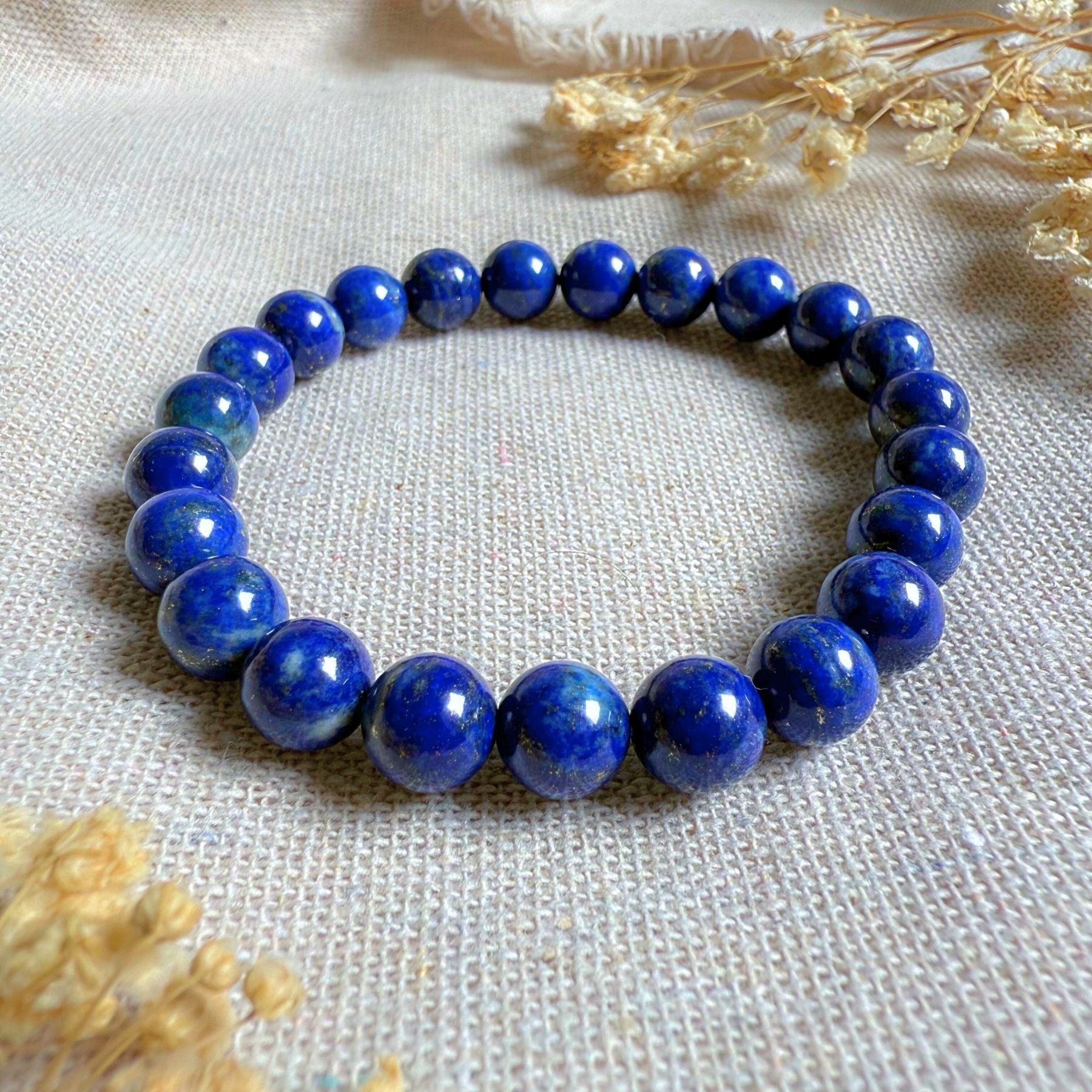 Bracelet en Lapis lazuli AA+