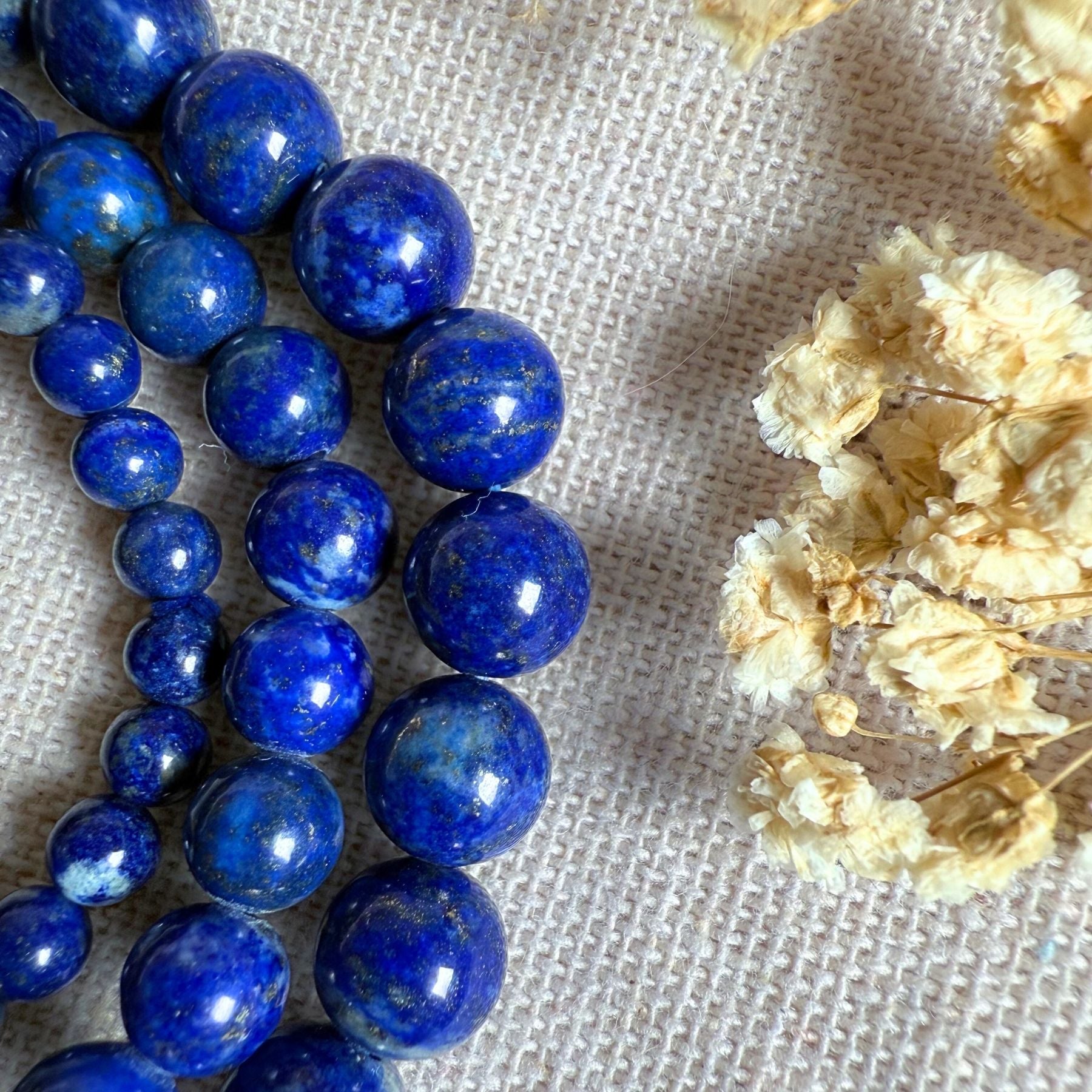 Bracelet en Lapis lazuli AA+