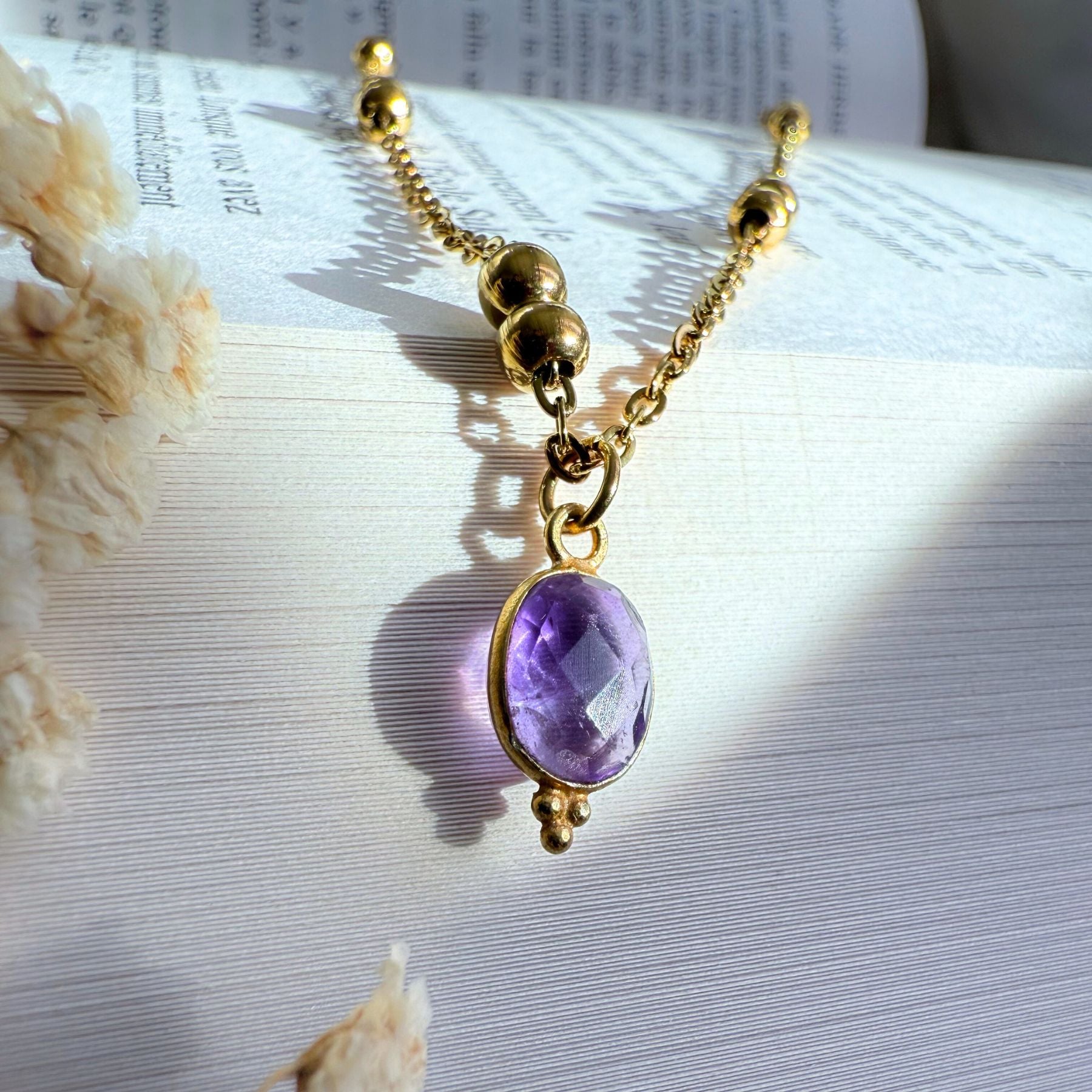 Collier "Calliope" - Améthyste