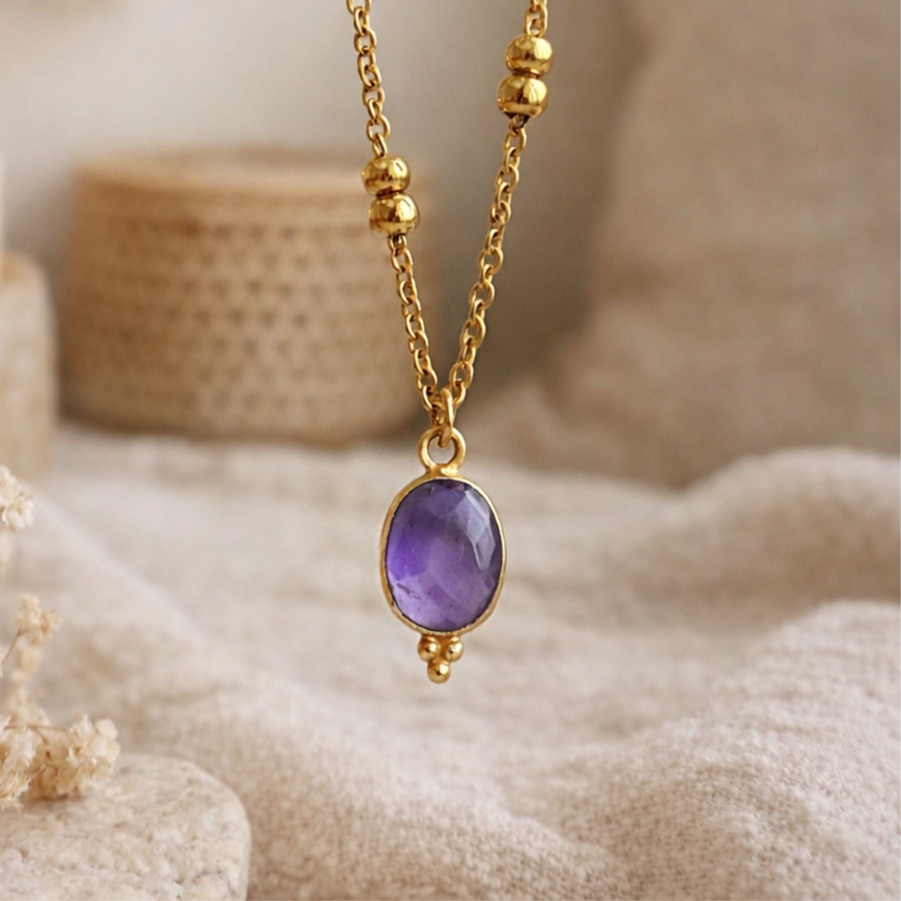 Collier "Calliope" - Améthyste