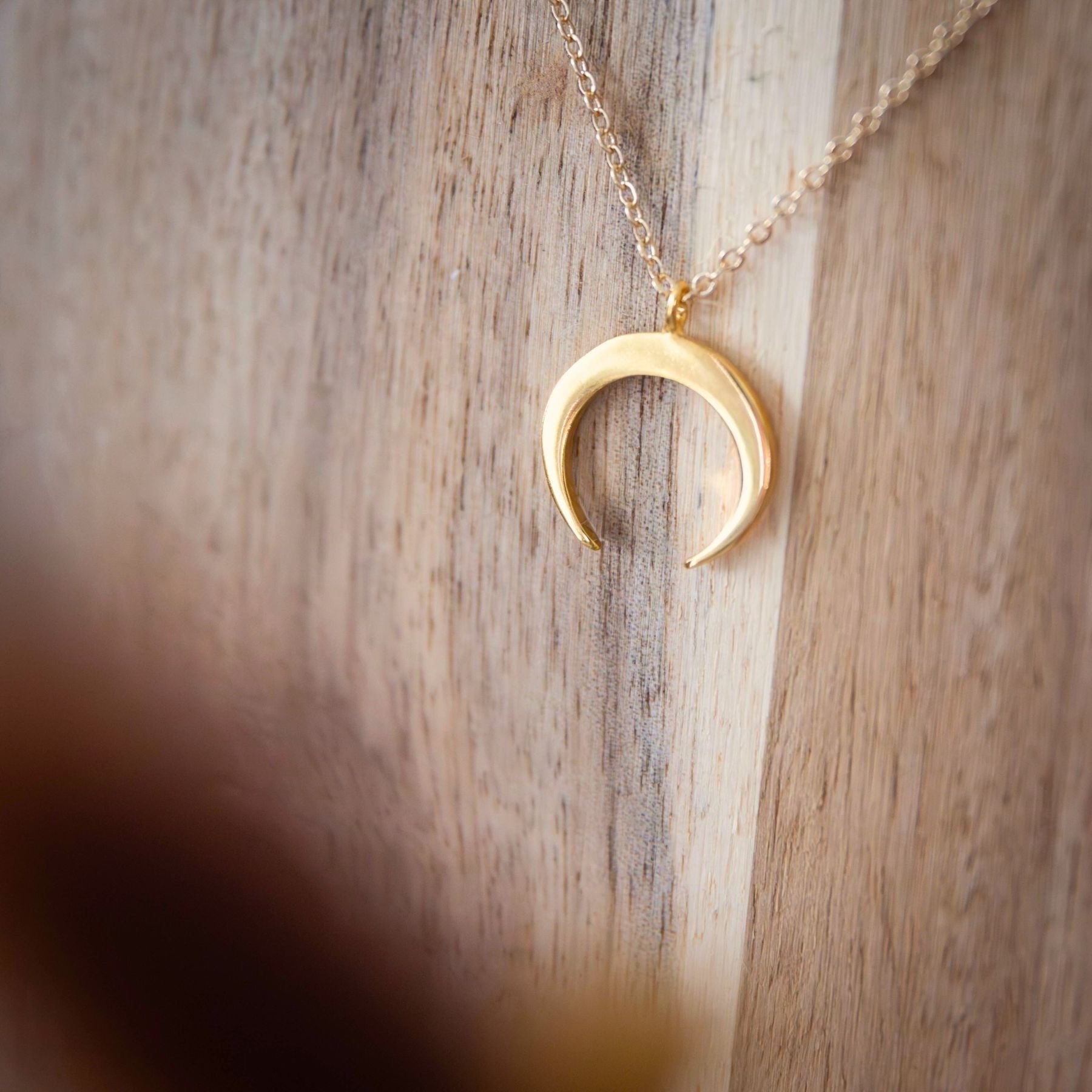 Collier "Croissant de lune" en Or