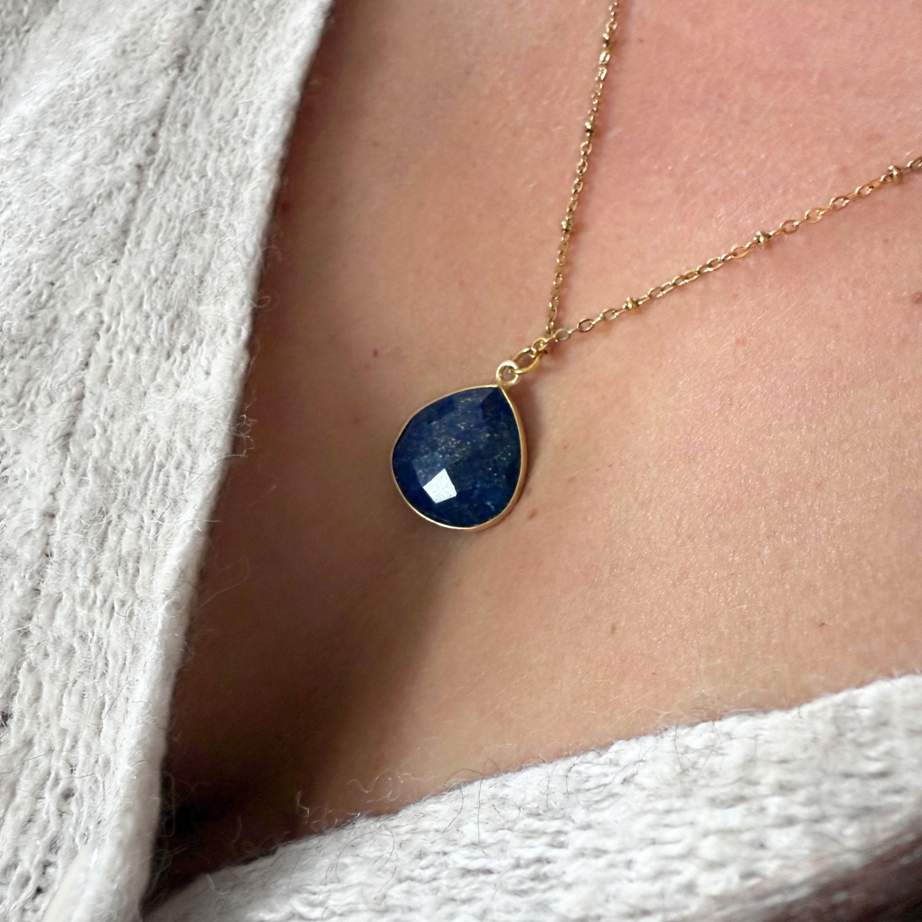Collier "Némésis" - Lapis-lazuli