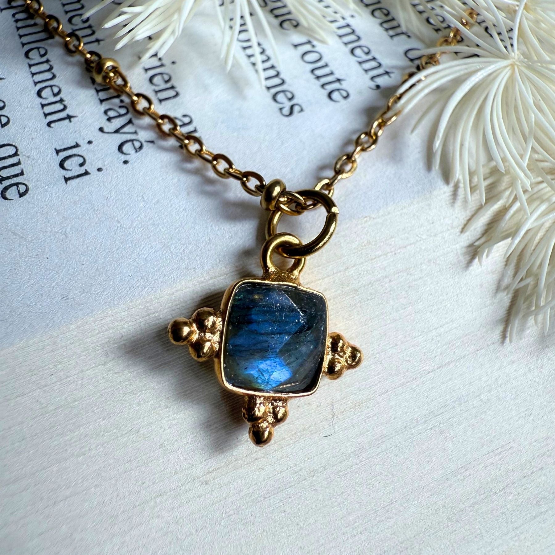 Collier "Parvati" - Labradorite