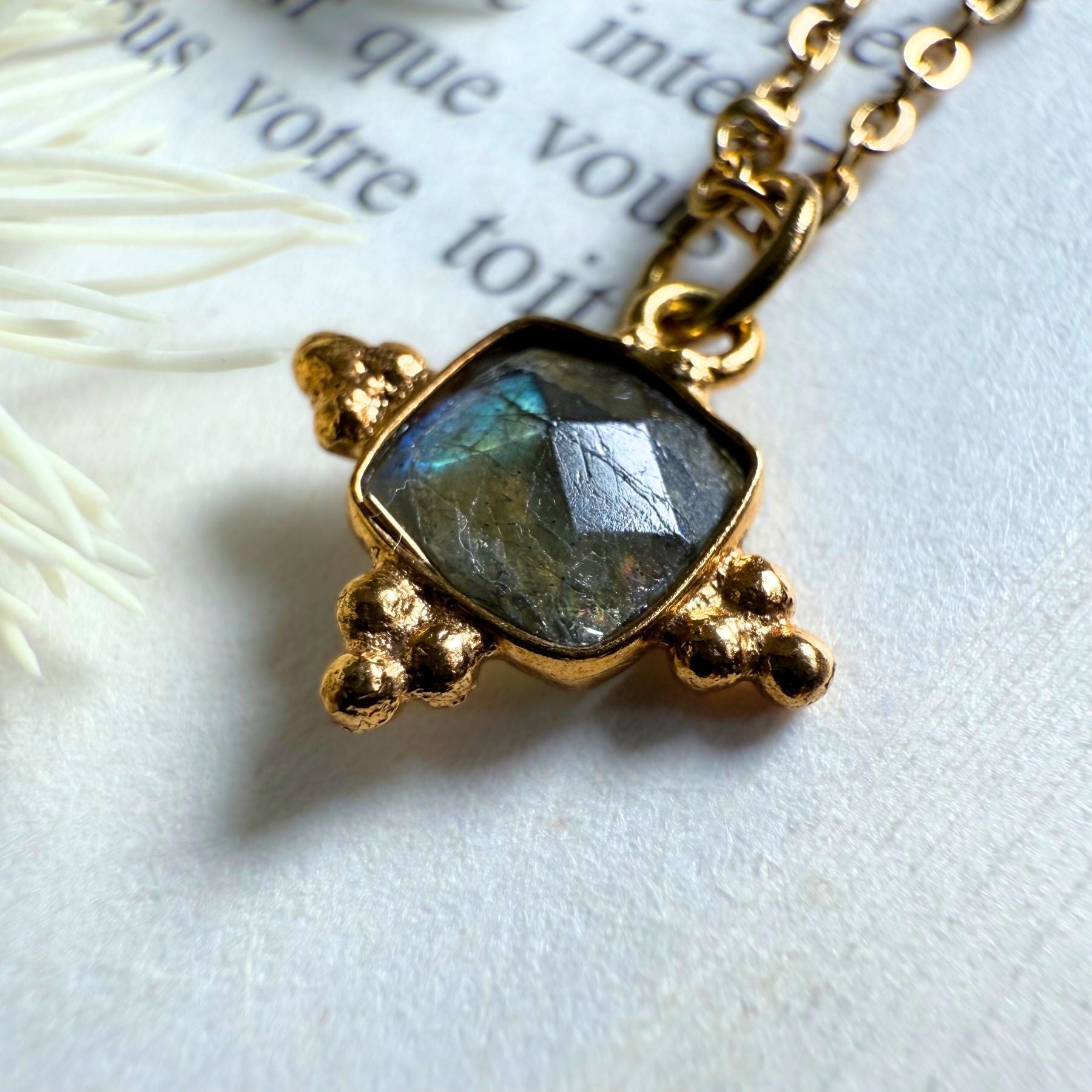 Collier "Parvati" - Labradorite