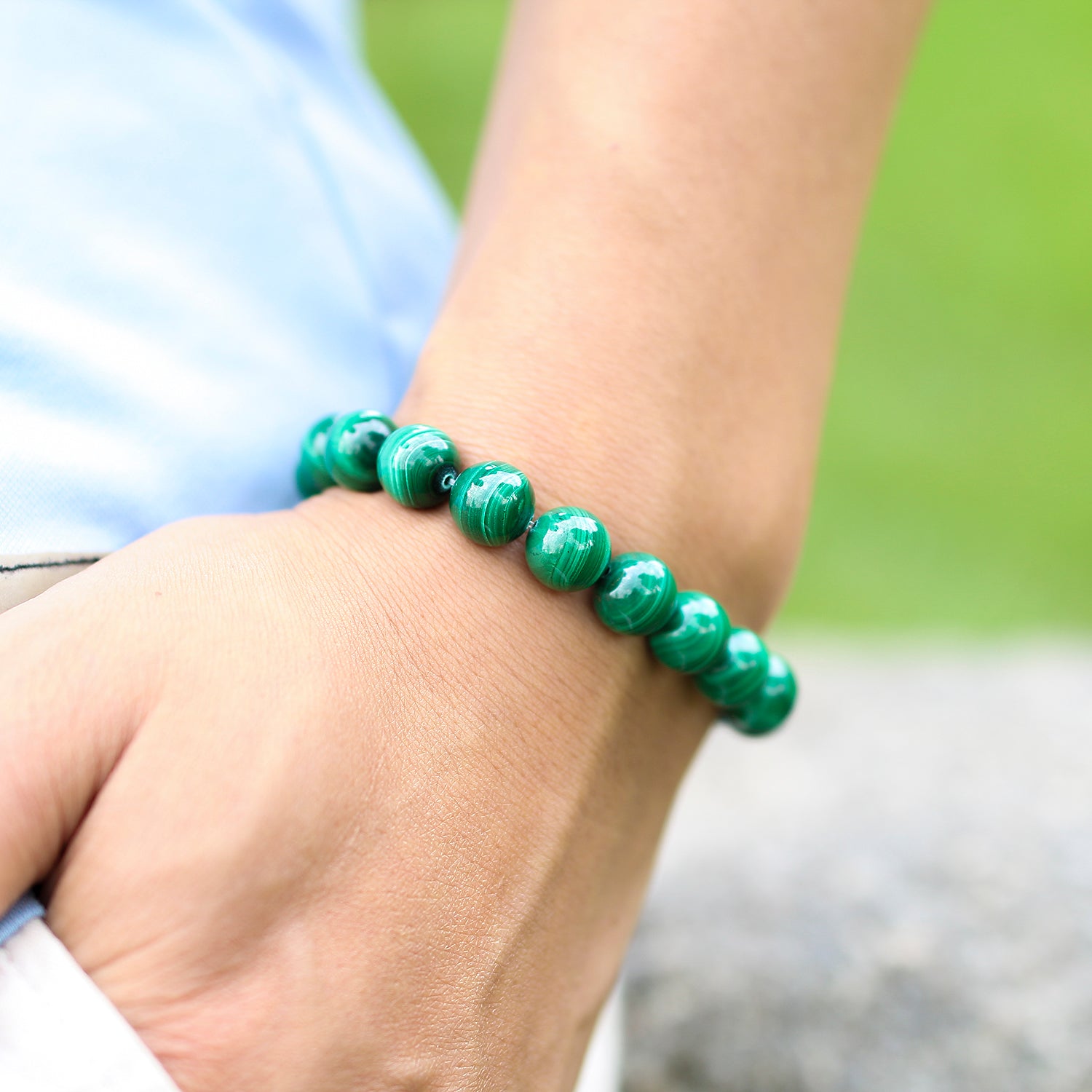 Bracelet en Malachite