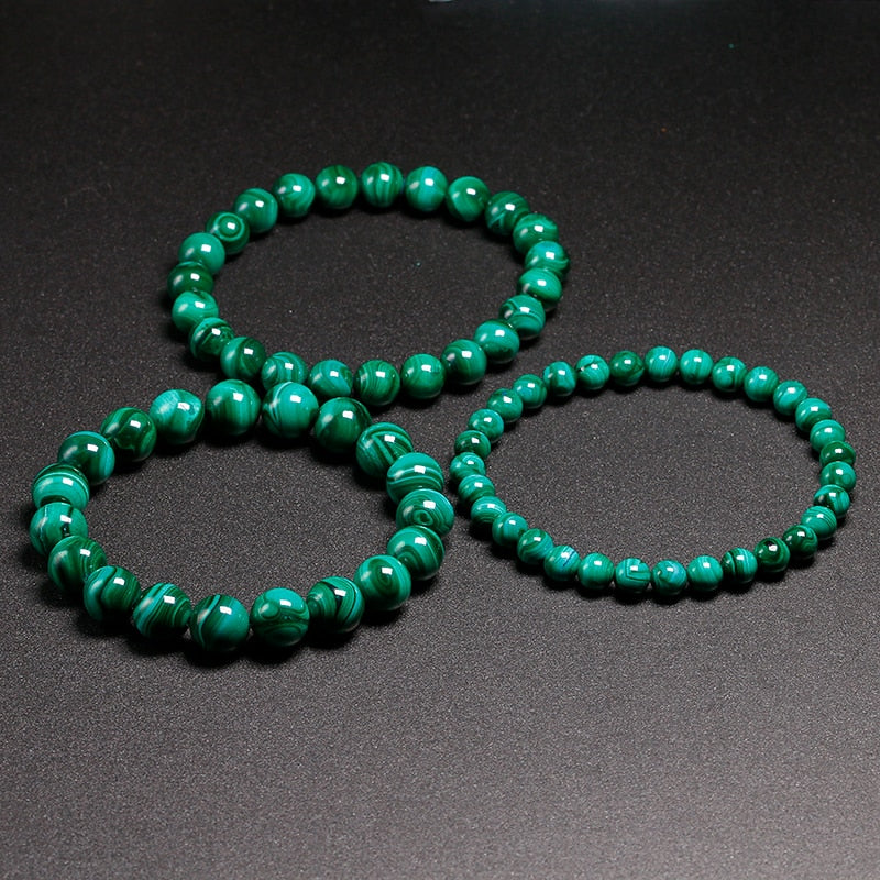 Bracelet en Malachite