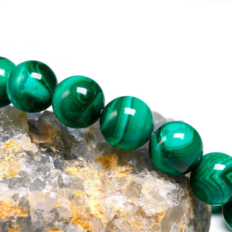 Bracelet en Malachite