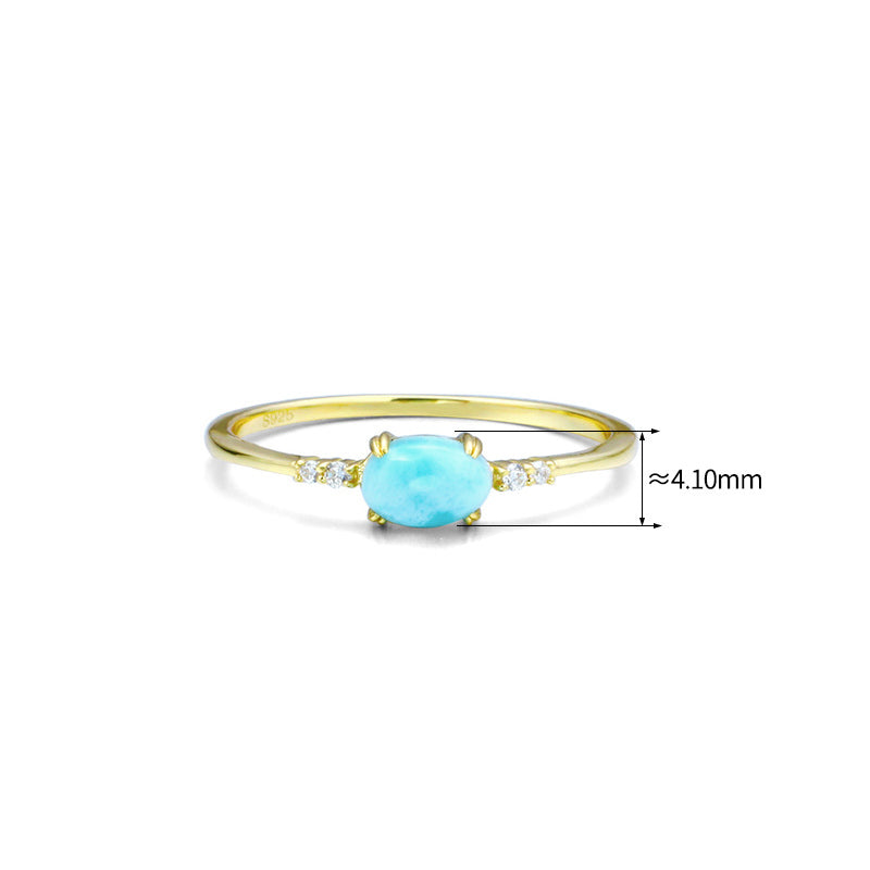 Bague en Larimar