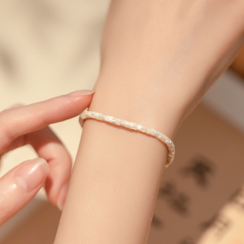 Bracelet fin en Perle d'eau douce