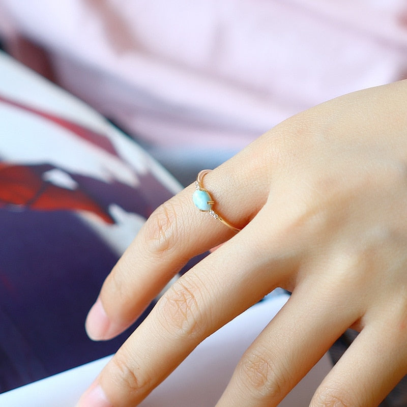 Bague en Larimar