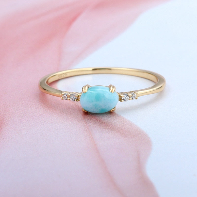 Bague en Larimar