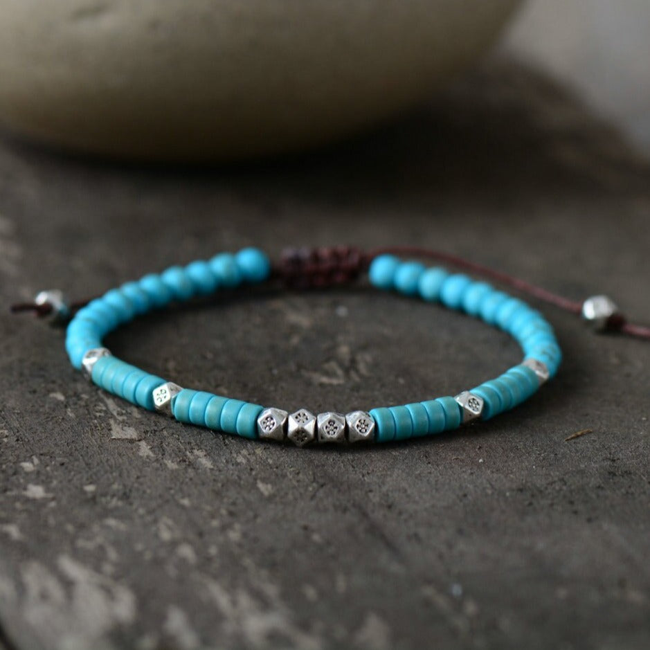 Bracelet fin en Turquoise