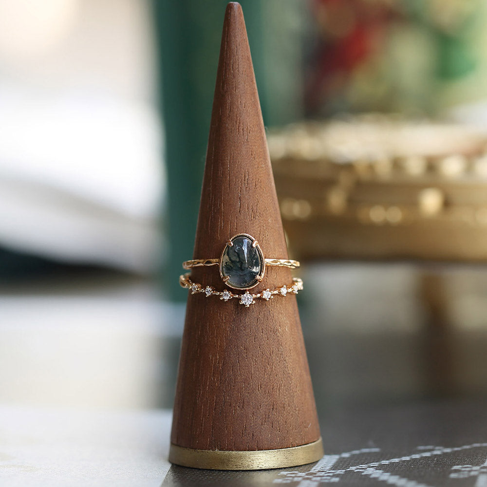 Bague en Agate mousse