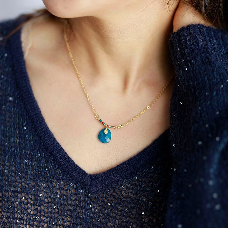 Collier "Calliope" en Apatite