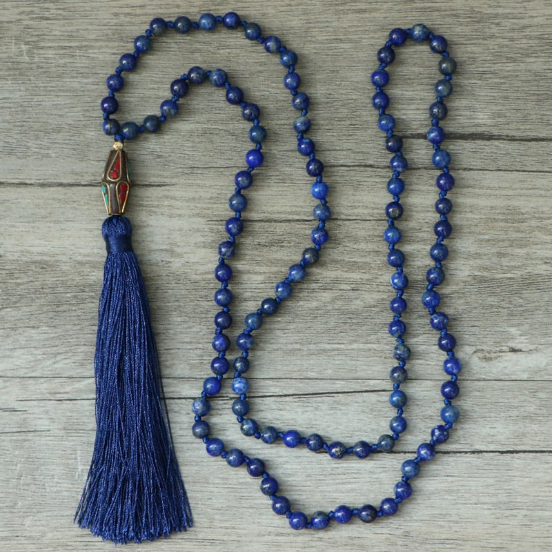 Collier "Acceptation" en Lapis-lazuli