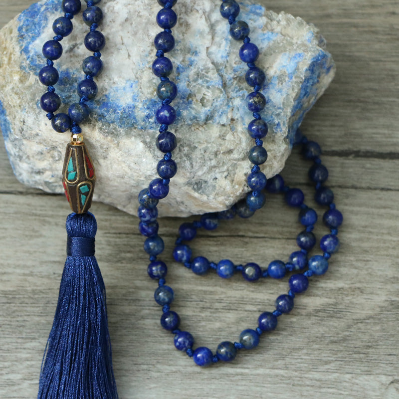 Collier "Acceptation" en Lapis-lazuli