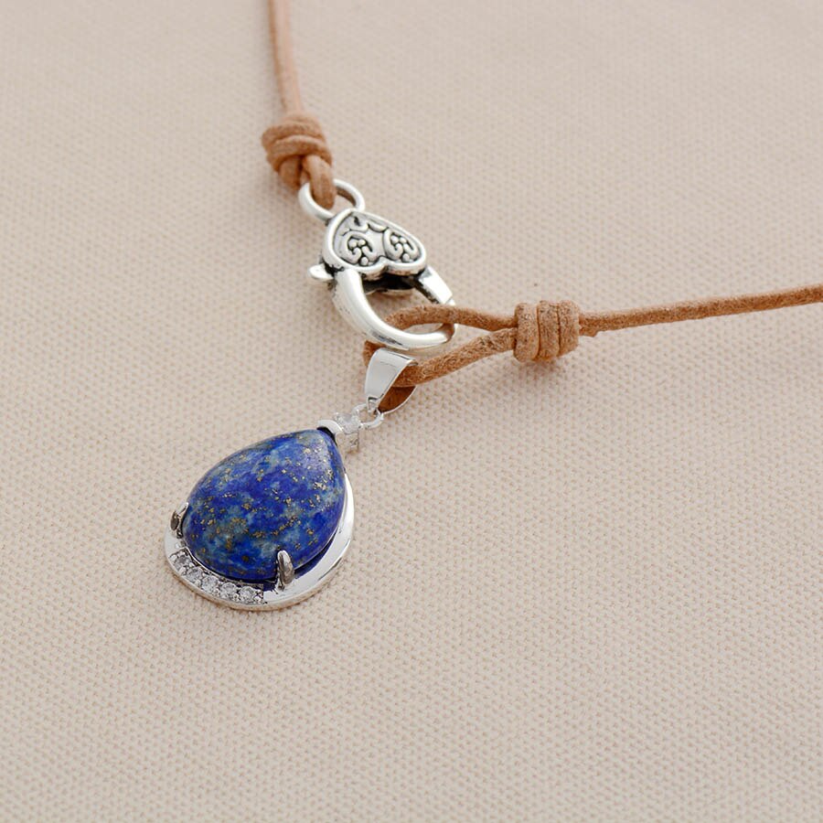 Collier "Royauté" en Lapis-Lazuli