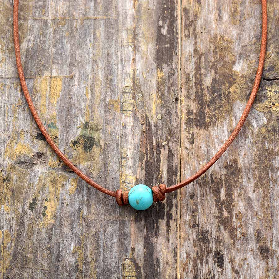 Collier "Succès" en Turquoise