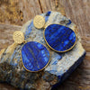 Boucles d'oreilles "Force de vie" en Lapis-lazuli