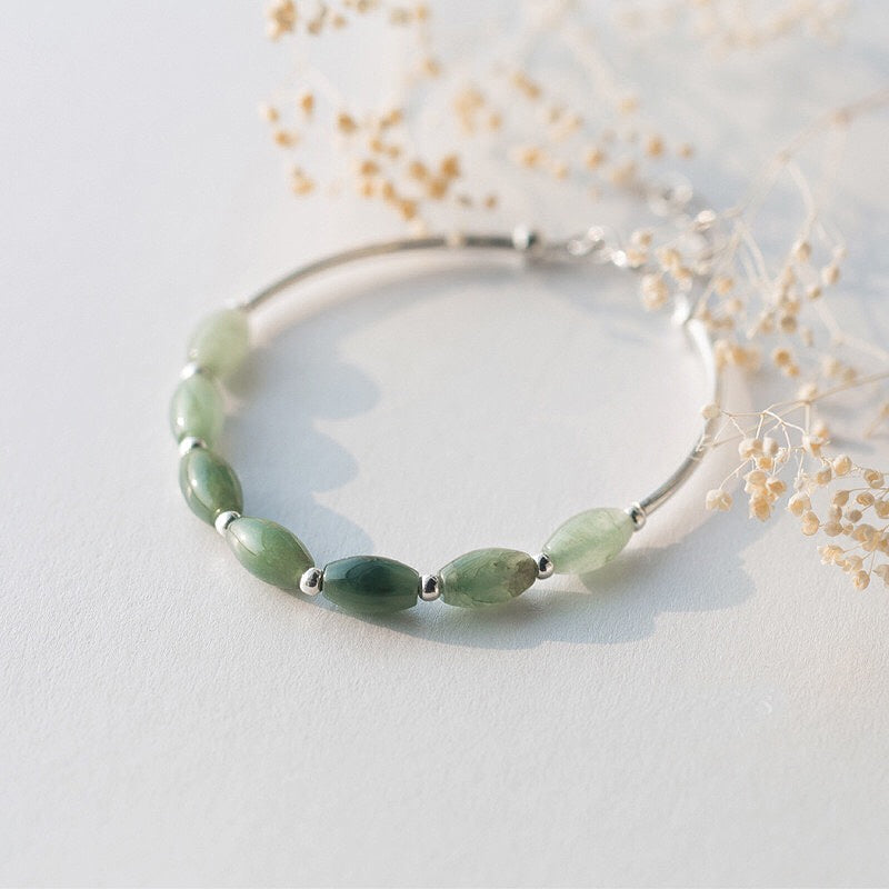 Bracelet "Eternité" en Jade