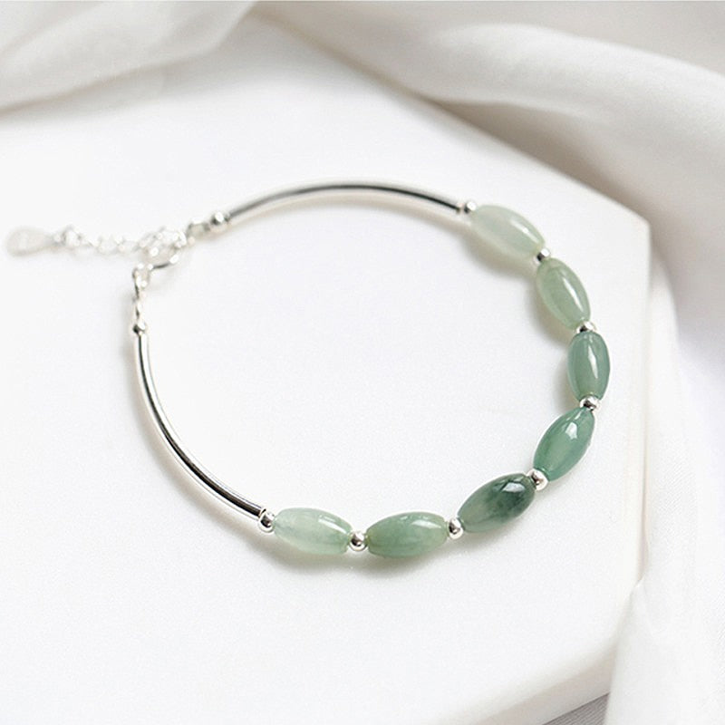 Bracelet "Eternité" en Jade