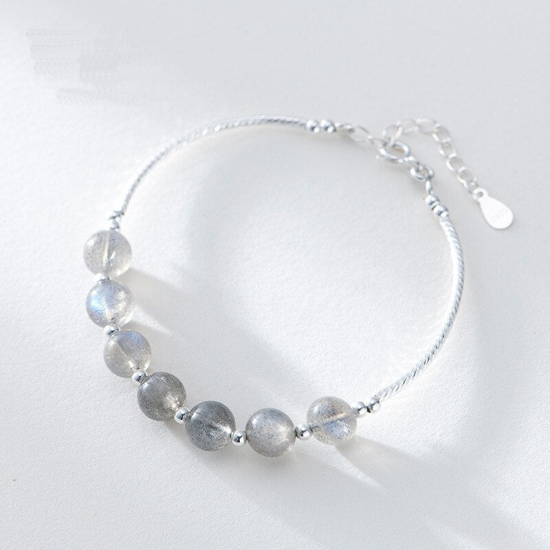 Bracelet "Féminin" en Pierre de lune