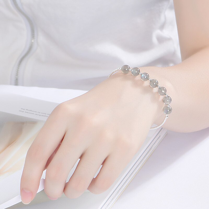 Bracelet "Féminin" en Pierre de lune