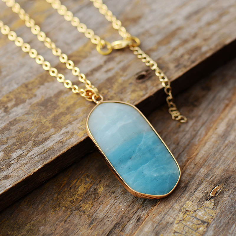 Collier "Absolue" en Amazonite