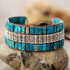 Bracelet wrap "Divin" en Turquoise