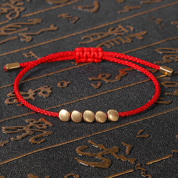 Bracelet tibétain "Porte-bonheur" en cuivre