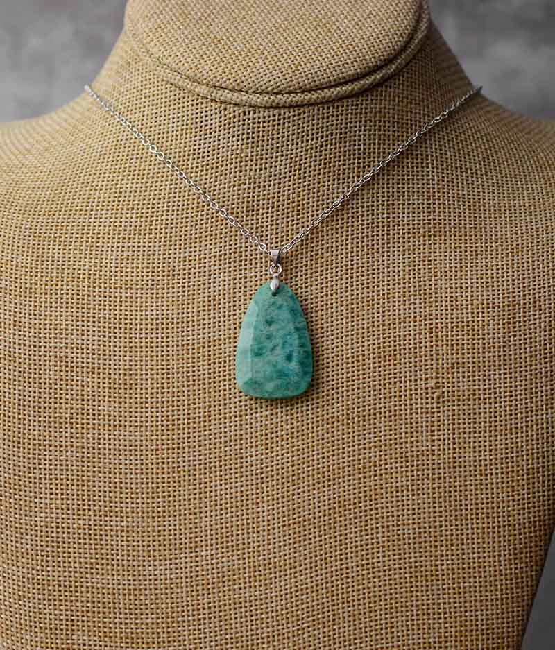 Collier en Amazonite