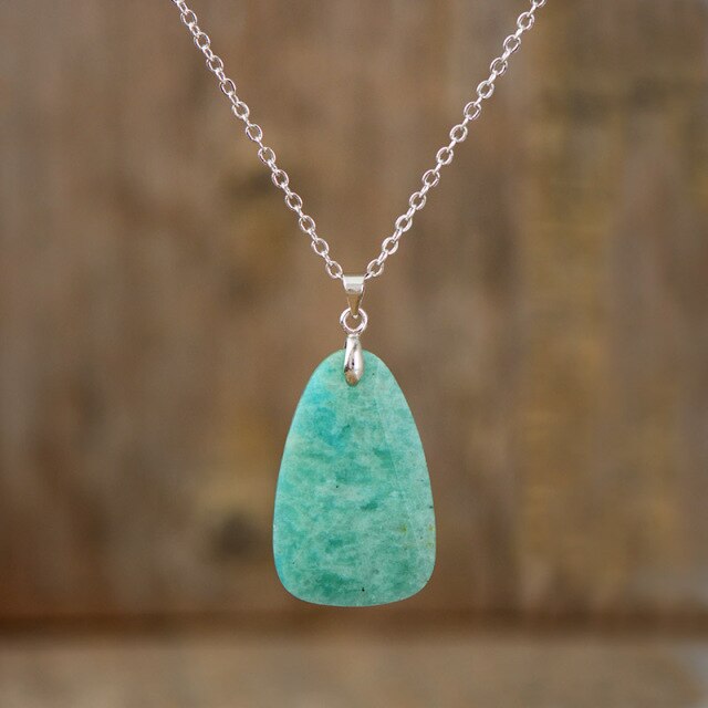 Collier en Amazonite