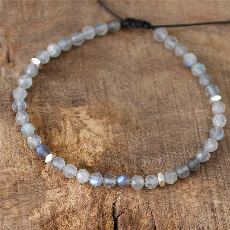 Bracelet fin en Labradorite