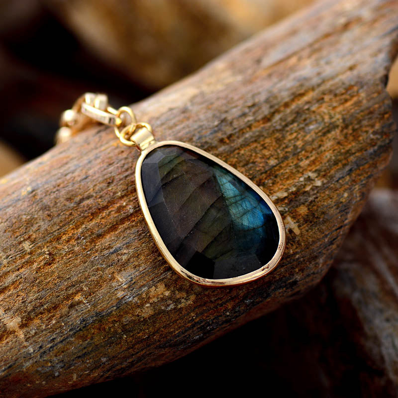 Collier en Labradorite