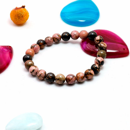 Bracelet en Rhodonite