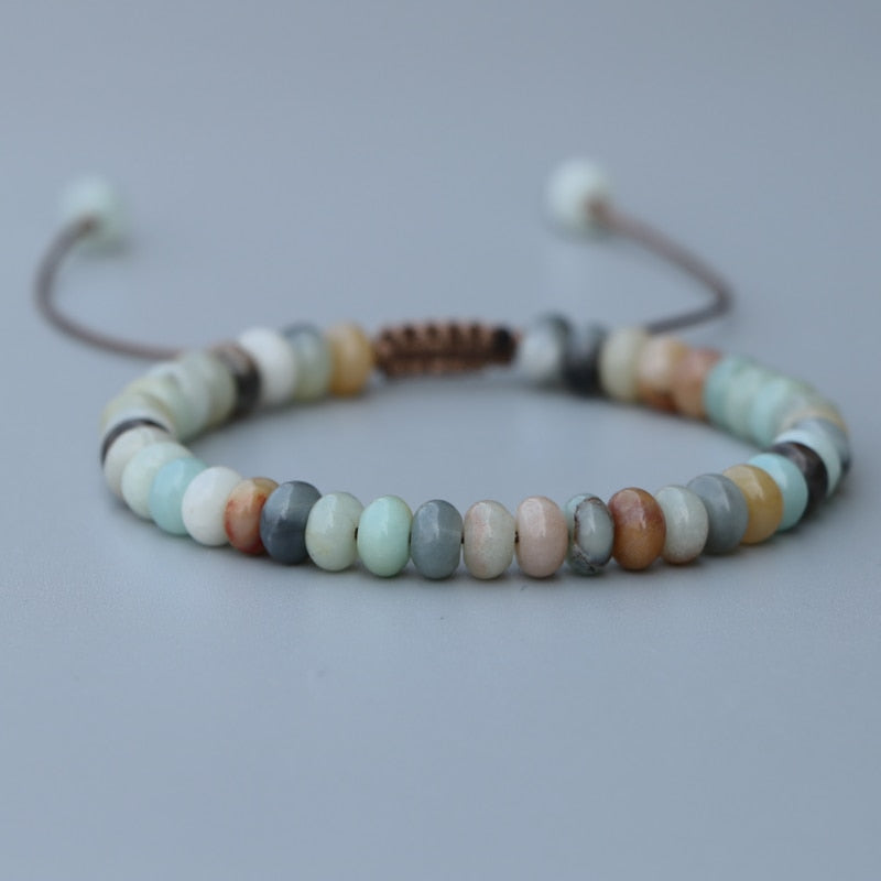 Bracelet "Positif" en Amazonite